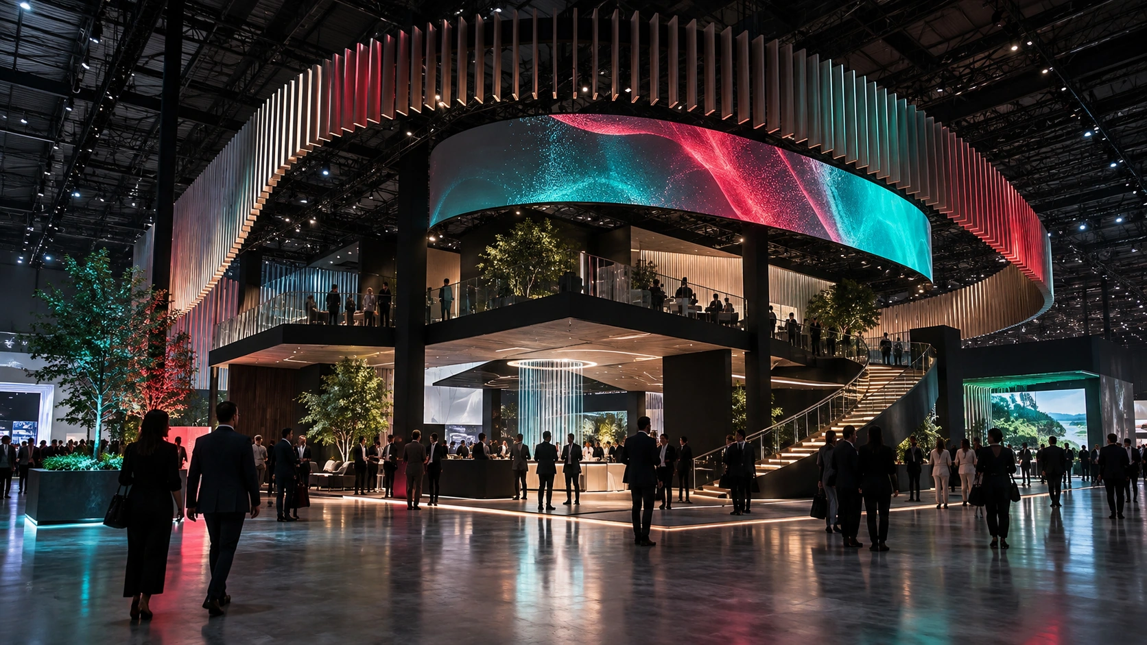 Exhibitions & brand spaces at large scale